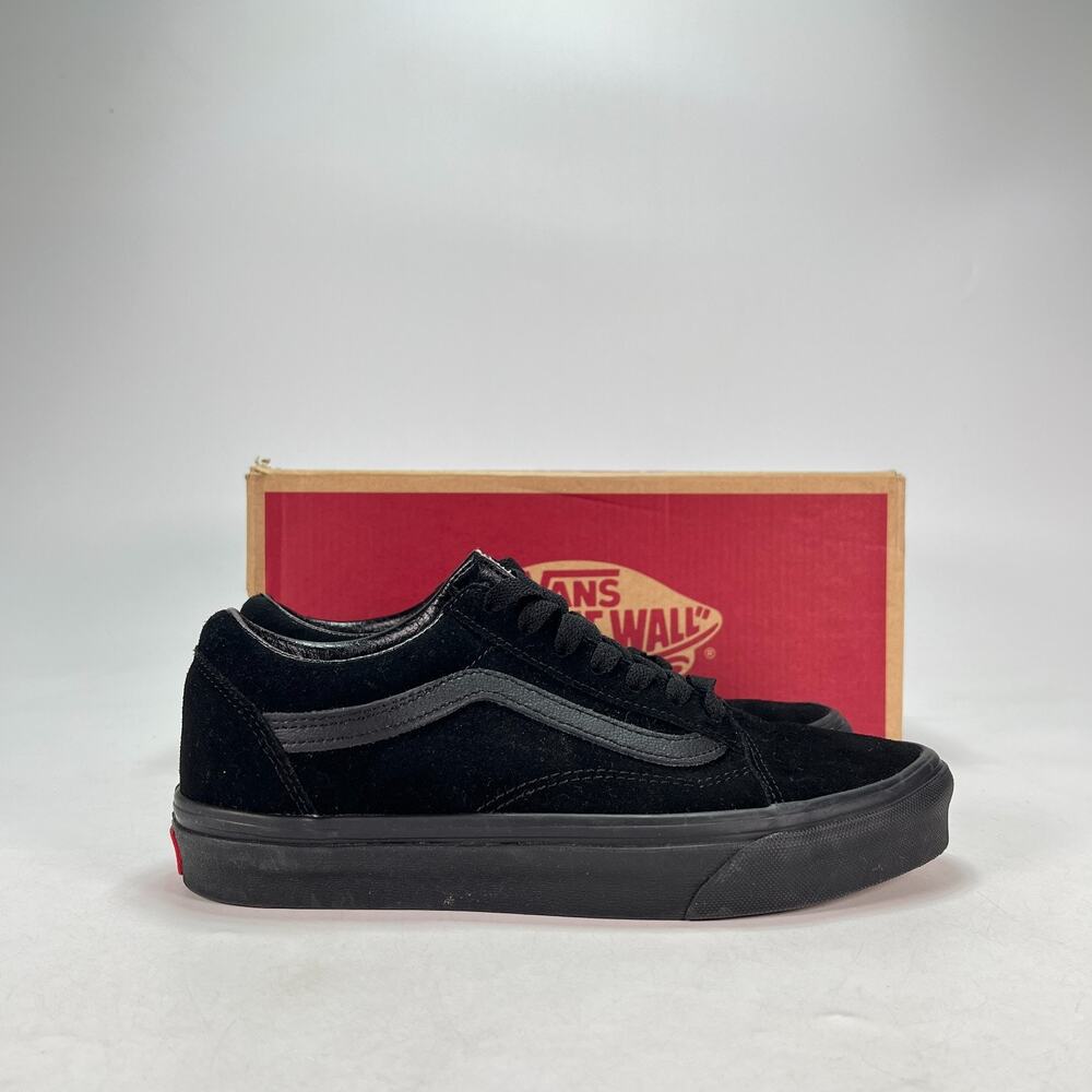 Vans Old Skool Black Low Top Skate Shoes VN0A38G1NRI Youth Size 6 Women's 7.5